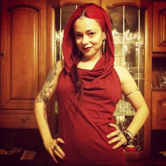 ZhenNymph Trinity Maxi Dress Boho Festival Brown M L - Picture 8 of 16